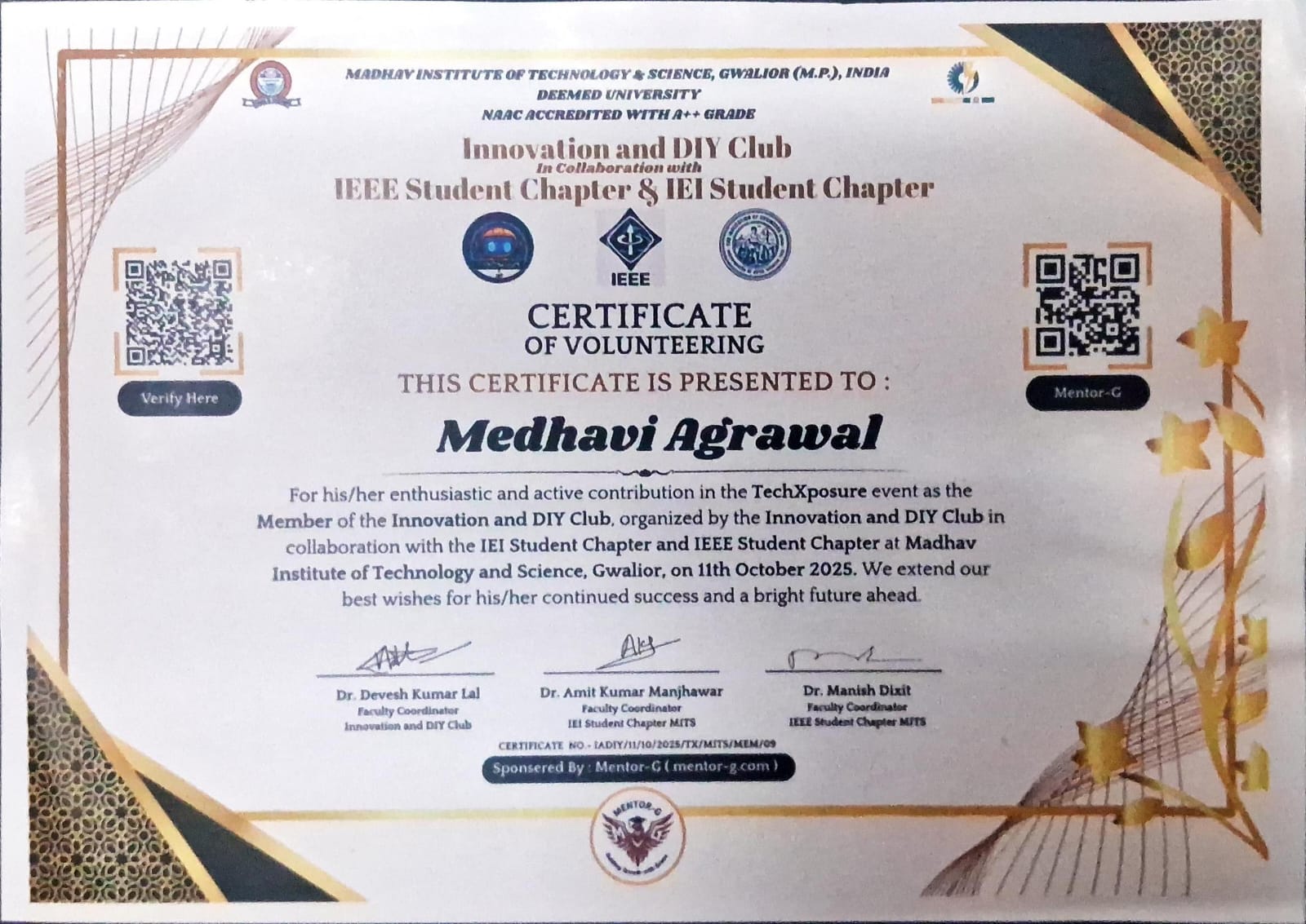 Certificate 23