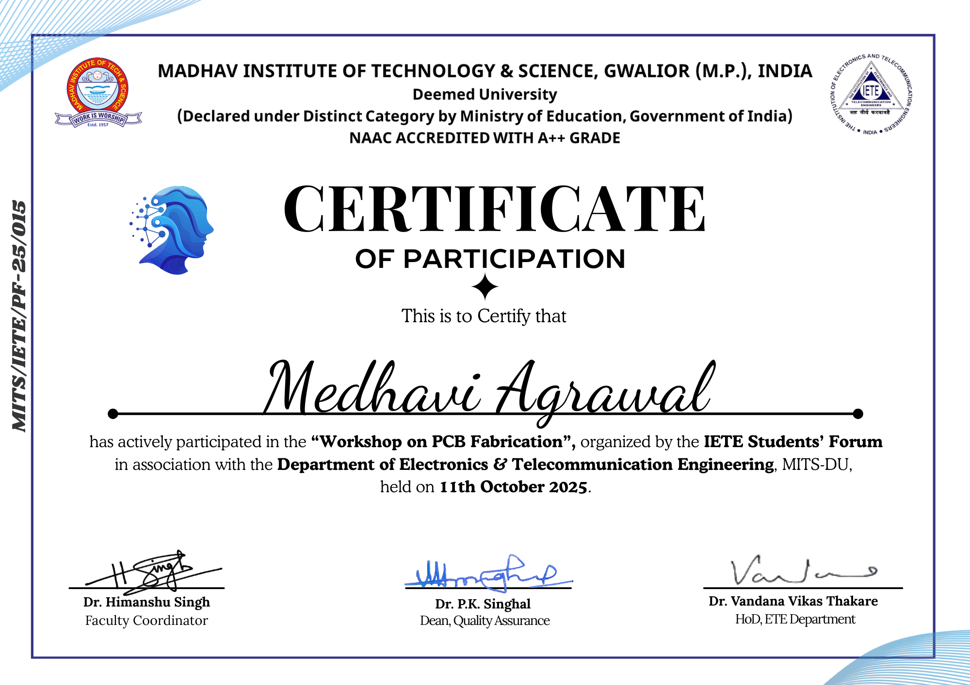 Certificate 32