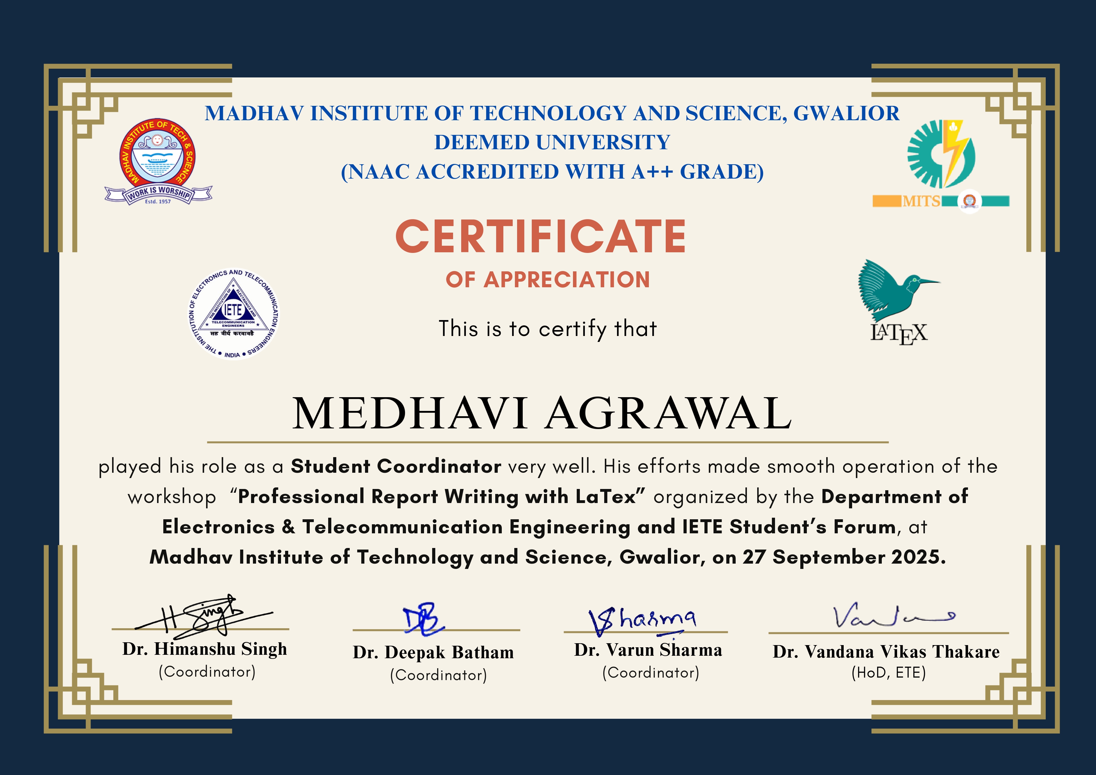 Certificate 21