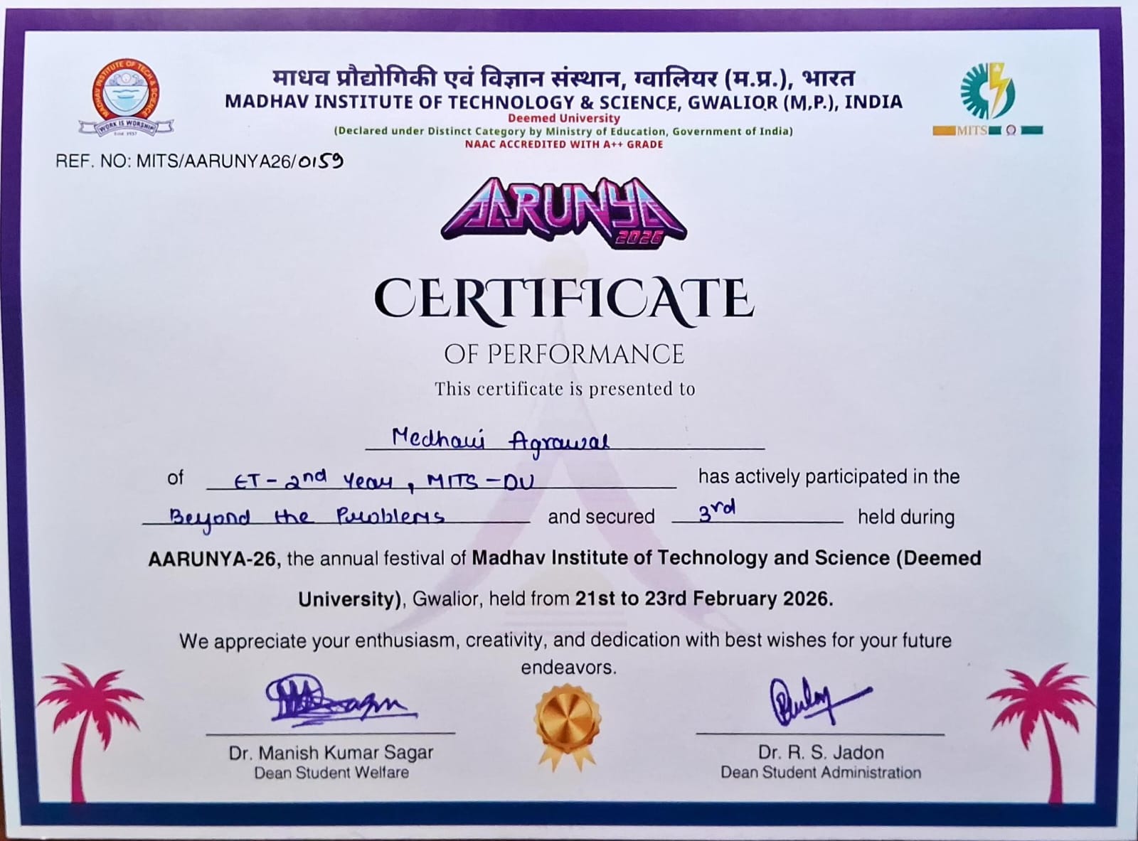 Certificate 10