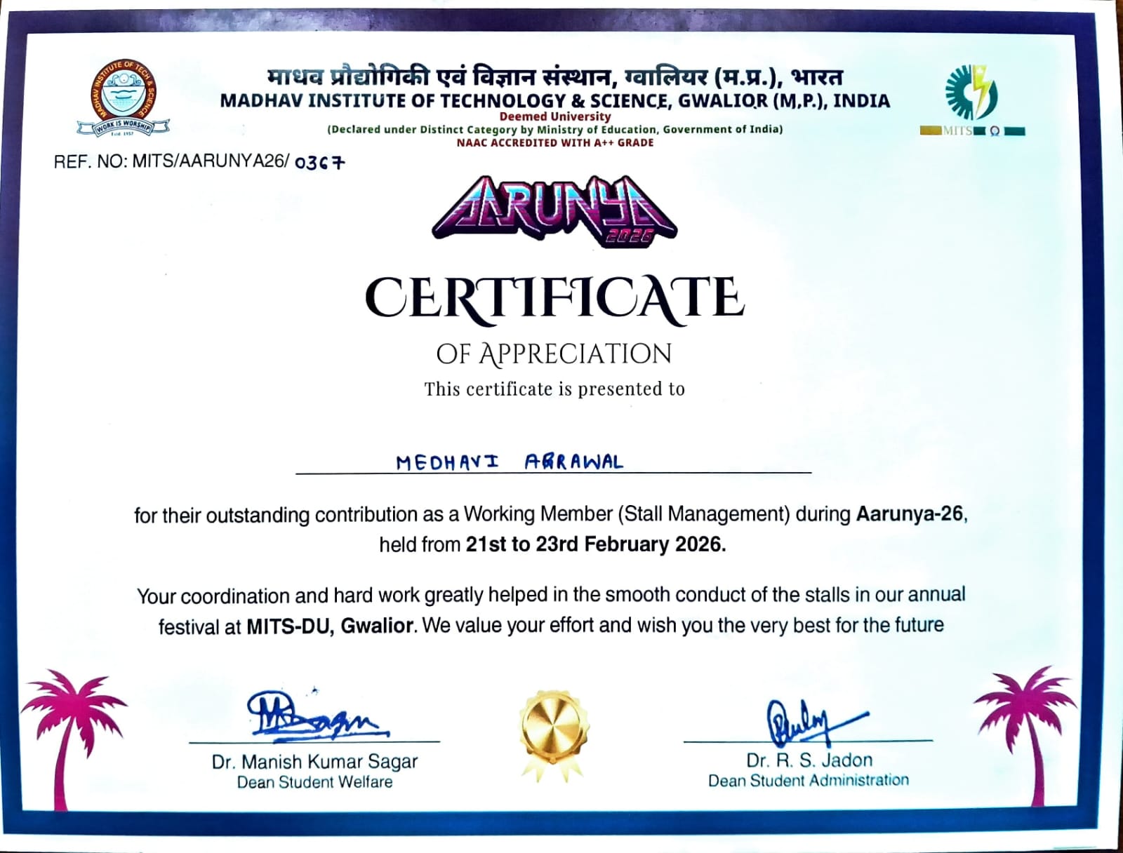 Certificate 35