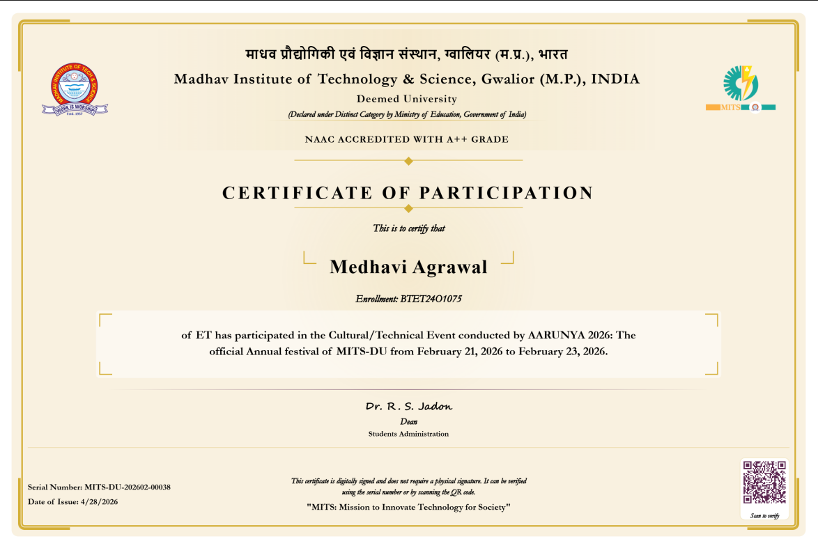 Certificate 16