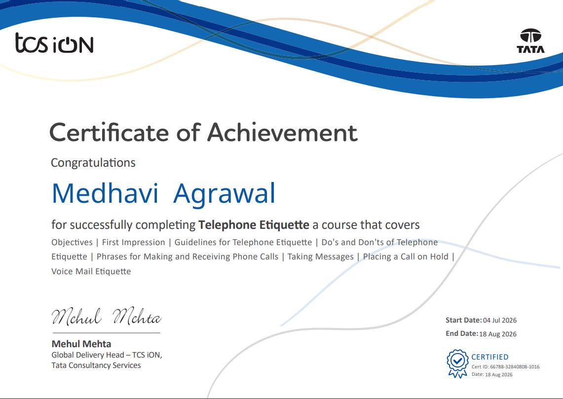 Certificate 45